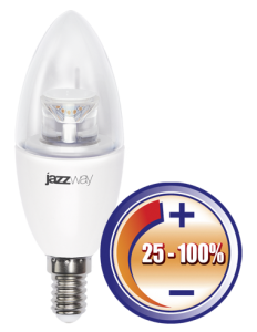 Лампа Jazzway PLED-DIM C37 7w CL 2700K 520Lm E14