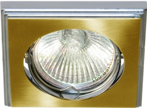 Светильник Feron DLT034 MR11 Gold-Chrome