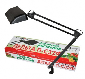 Свет-к Дельта П-С32Ф МС черный, 12W 220V для растений