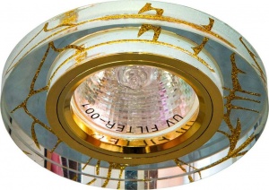 Светильник Feron 8049-2 MR16 Transparent-gold